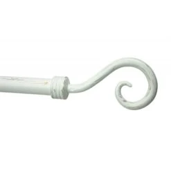 SECODIR 1 Embout Tringle à Rideau Crosse Ø20 Mm Style Lasuré