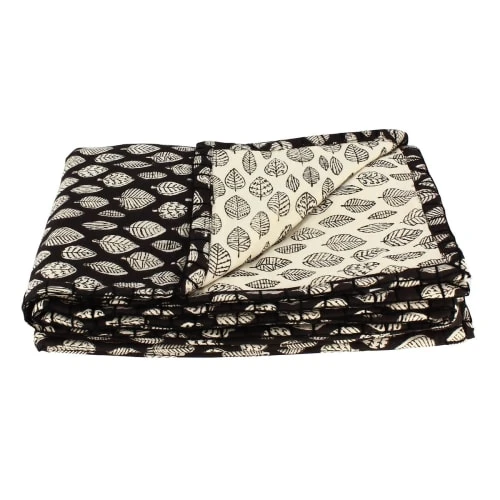 Pirouette Paris Courtepointe En Coton Noir 110x160 4 Pirouette Paris Courtepointe En Coton Noir 110x160 – Image 2