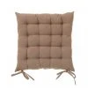 Wadiga Coussin De Chaise Carré Marron - 40x40x7cm