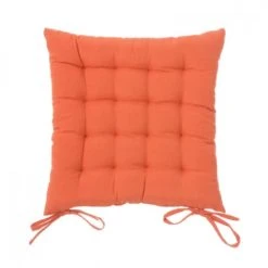 Wadiga Coussin De Chaise Carré Orange 40x40