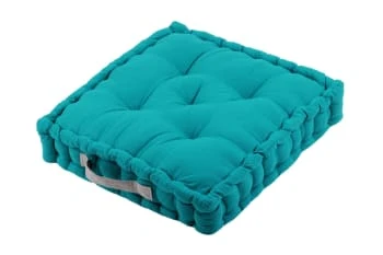 Stof Coussin De Sol Bicolore Coton Moutarde/taupe 45 X 45 5 Stof Coussin De Sol Bicolore Coton Moutarde/taupe 45 X 45 – Image 3