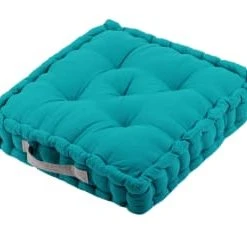 Stof Coussin De Sol Bicolore Coton Poudre/souris 45 X 45 -Maisons Du Monde Boutique coussin de sol bicolore coton celadon souris 45 x 45 6