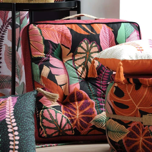 Lovely Casa Coussin De Sol Coton 45x45cm 4 Lovely Casa Coussin De Sol Coton 45x45cm – Image 2