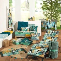 Douceur D'Intérieur Coussin De Sol Coton 45x45cm -Maisons Du Monde Boutique coussin de sol coton 45x45cm 26