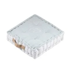 Lovely Casa Coussin De Sol Coton Azur 45x45cm