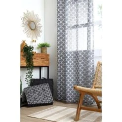 Lovely Casa Coussin De Sol Coton Carbone 40x40cm -Maisons Du Monde Boutique coussin de sol coton carbone 40x40cm 2