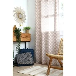 Lovely Casa Coussin De Sol Coton Marine 40x40cm -Maisons Du Monde Boutique coussin de sol coton marine 40x40cm 2