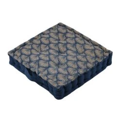 Lovely Casa Coussin De Sol Coton Marine 40x40cm