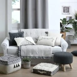 Stof Coussin De Sol En Coton 45x45cm -Maisons Du Monde Boutique coussin de sol en coton 45x45cm 2