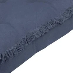 Stof Coussin De Sol En Coton Bleu Marine 45x45 -Maisons Du Monde Boutique coussin de sol en coton bleu marine 45x45 2