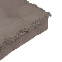 Stof Coussin De Sol En Coton Taupe 45x45 -Maisons Du Monde Boutique coussin de sol en coton taupe 45x45 2