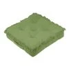 Stof Coussin De Sol En Coton Vert 45x45 -Maisons Du Monde Boutique coussin de sol en coton vert 45x45 1