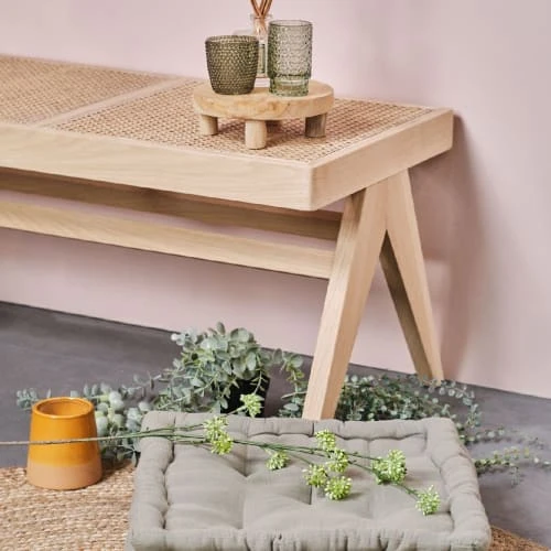 TODAY Coussin De Sol En Gaze De Coton Vert 40x40 Cm 5 TODAY Coussin De Sol En Gaze De Coton Vert 40x40 Cm – Image 3