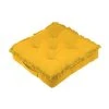 Stof Coussin De Sol Frangé Moutarde Coton Moutarde 45x45