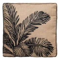 Home Maison Coussin De Sol Jute 40x40x8cm