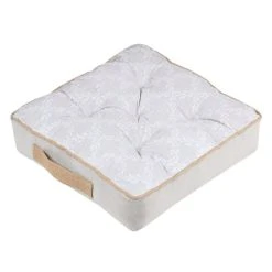 Lovely Casa Coussin De Sol Naturel Coton 45x45cm