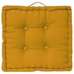 Decoratie Coussin De Sol Ocre 40x40x8cm