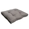 Home Maison Coussin De Sol Uni En Pur Coton Gris Clair 50 X 50 X 6 Cm -Maisons Du Monde Boutique coussin de sol uni en pur coton gris clair 50 x 50 x 6 cm 1