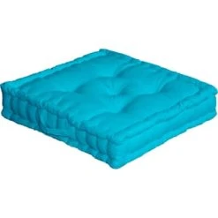 Home Maison Coussin De Sol Uni En Pur Coton Ecru 50 X 50 -Maisons Du Monde Boutique coussin de sol uni en pur coton turquoise 50 x 50 7
