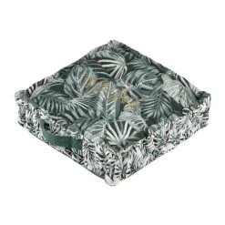 Lovely Casa Coussin De Sol Vert Coton 45x45cm
