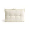 Oviala Coussin Dossier Matelassé Polyester écru 60x40 -Maisons Du Monde Boutique coussin dossier matelasse polyester ecru 60x40 1