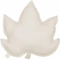 Cotton & Sweets Coussin Feuille D'érable écru Pure Nature (43 Cm)