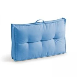 Oviala Coussin Dossier Matelassé Polyester écru 60x40 12 Oviala Coussin Dossier Matelassé Polyester écru 60x40 -Maisons Du Monde Boutique coussin palette dossier polyester bleu 60 x 40 x 12 cm cuzco