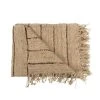 Bazar Bizar Couverture En Coton Beige Et Noir 170x130 -Maisons Du Monde Boutique couverture en coton beige et noir 170x130 1