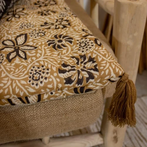 Pirouette Paris Couvre Canapé En Coton Camel L160cm 8 Pirouette Paris Couvre Canapé En Coton Camel L160cm – Image 6