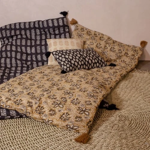 Pirouette Paris Couvre Canapé En Coton Camel L160cm 3 Pirouette Paris Couvre Canapé En Coton Camel L160cm