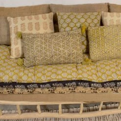 Pirouette Paris Couvre Canapé En Coton Jaune L160cm -Maisons Du Monde Boutique couvre canape en coton jaune l160cm 2