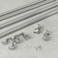 Umbra Double Tringle à Rideau Fixations Ext.167 à 305cm Nickel D25mm -Maisons Du Monde Boutique double tringle a rideau fixations ext 167 a 305cm nickel d25mm 6