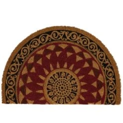 Unimasa Essuie-pieds Demi Lune En Coco 60x40