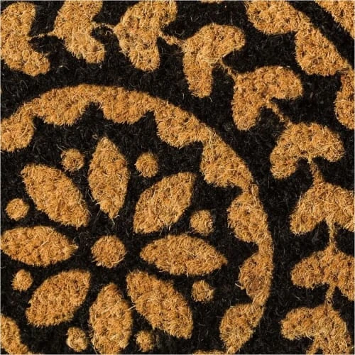 Unimasa Essuie-pieds En Fibres De Coco Rond D60cm 4 Unimasa Essuie-pieds En Fibres De Coco Rond D60cm – Image 2