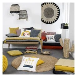 TODAY Fouta Imprimé Rayures En Coton Rouge 100x190 Cm -Maisons Du Monde Boutique fouta imprime rayures en coton rouge 100x190 cm 2