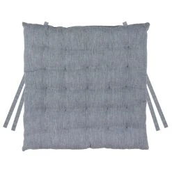 Maisons Du Monde Boutique -Maisons Du Monde Boutique galette de chaise 25 points en coton ombre 40 x 40 x 5 1