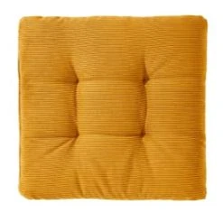 Becquet Galette De Chaise 42x42 En Polyester Jaune -Maisons Du Monde Boutique galette de chaise 42x42 en polyester jaune fjord 2