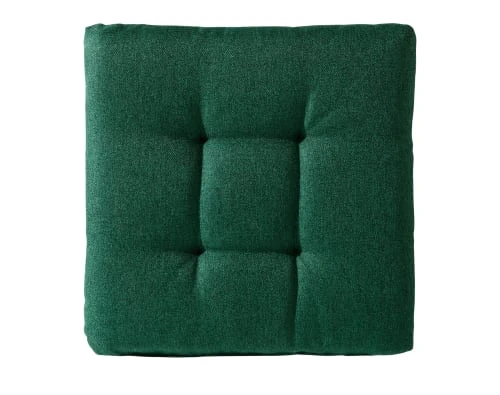 Becquet Galette De Chaise 42x42 En Polyester Vert 4 Becquet Galette De Chaise 42x42 En Polyester Vert – Image 2