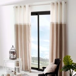 Decostars Galette De Chaise à Petits Pois Coton Naturel 38 X 38 -Maisons Du Monde Boutique galette de chaise a petits pois coton naturel 38 x 38 2