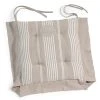 Maisons Du Monde Galette De Chaise à Rayures En Coton Beige LA BASTIDE -Maisons Du Monde Boutique galette de chaise a rayures en coton beige la bastide 1000 1 15 141424 1