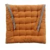 Sud Etoffe Galette De Chaise Carrée Matelassée Valayans Coton Orange 40x40 -Maisons Du Monde Boutique galette de chaise carree matelassee valayans coton orange 40x40 1