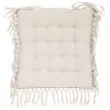 Home Maison Galette De Chaise En Macramé Coton Ivoire 40 X 40 -Maisons Du Monde Boutique galette de chaise en macrame coton ivoire 40 x 40