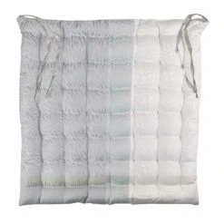 Garnier-Thiebaut Galette De Chaise Enduit Imperméable Beige 38X38