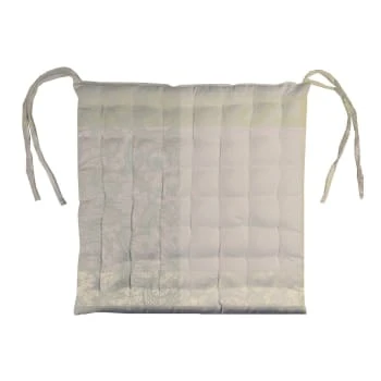 Garnier-Thiebaut Galette De Chaise Enduit Imperméable Vert 38X38 5 Garnier-Thiebaut Galette De Chaise Enduit Imperméable Vert 38X38 – Image 3