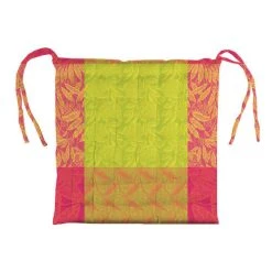 Garnier-Thiebaut Galette De Chaise Enduit Imperméable Multicolore 38X38