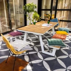 Dutch Decor Galette De Chaise Gris En Coton 40x40 Cm Uni -Maisons Du Monde Boutique galette de chaise gris en coton 40x40 cm uni 9