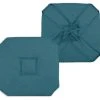 Home Maison Galette De Chaise Italienne Et Unie Polyester Turquoise 40 X 40