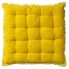 Dutch Decor Galette De Chaise Jaune En Coton 40x40 Cm Uni -Maisons Du Monde Boutique galette de chaise jaune en coton 40x40 cm uni