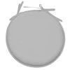 Stof Galette De Chaise Polyester Gris Perle D40cm -Maisons Du Monde Boutique galette de chaise polyester gris perle d40cm