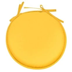 Stof Galette De Chaise Polyester Jaune D40cm
